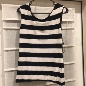 Worn once Express Black and white cotton tank